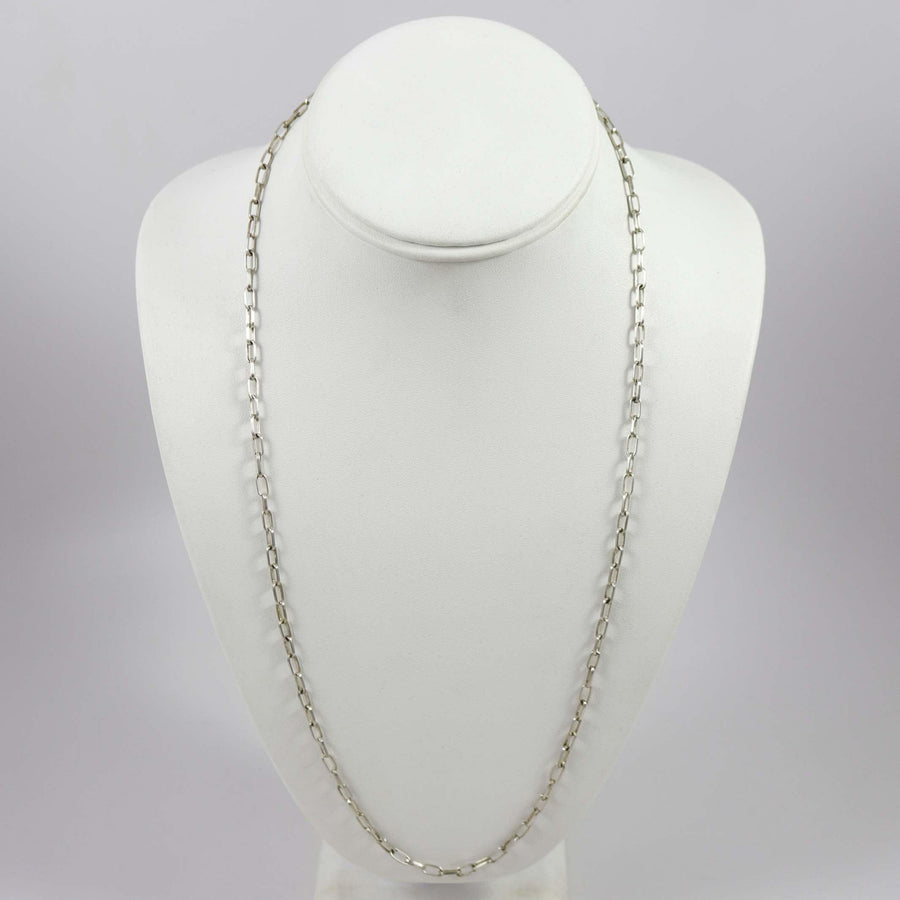 Hopi Chain Necklace (20ga., 24”) by Loren Kootswatewa - Garland's
