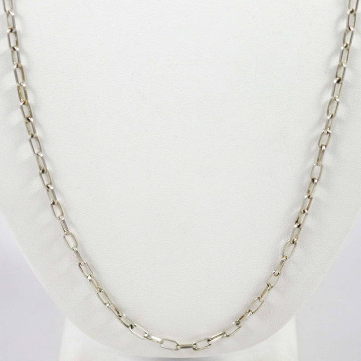 Hopi Chain Necklace (20ga., 24”) by Loren Kootswatewa - Garland&