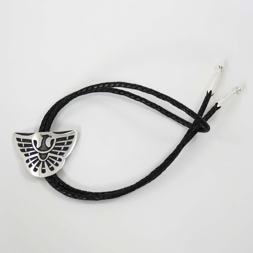 Hopi Eagle Bola Tie by Anderson Koinva - Garland's