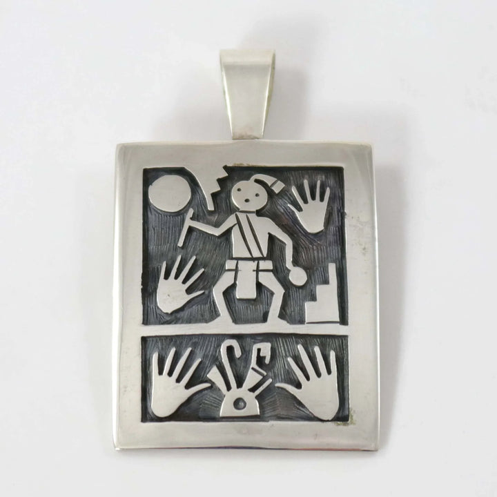 Hopi Overlay Pendant by Augustine Mowa II - Garland's