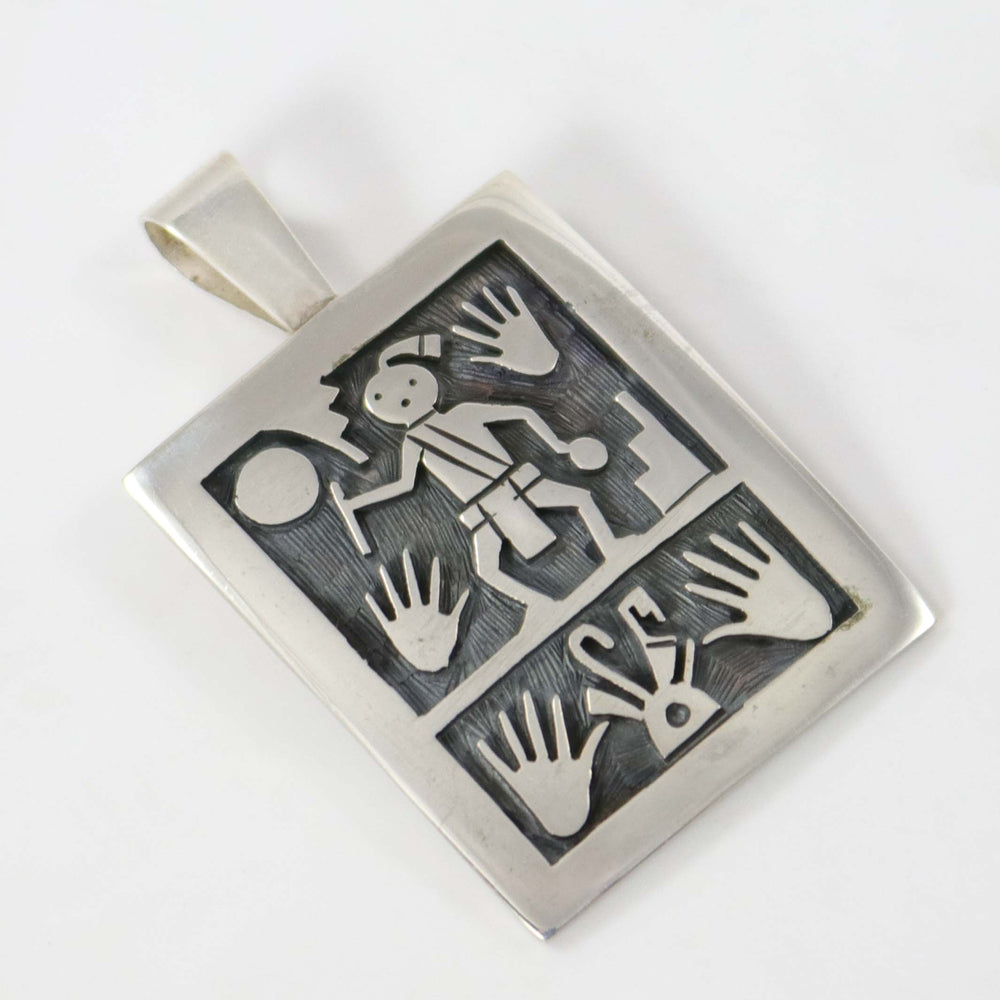 Hopi Overlay Pendant by Augustine Mowa II - Garland's