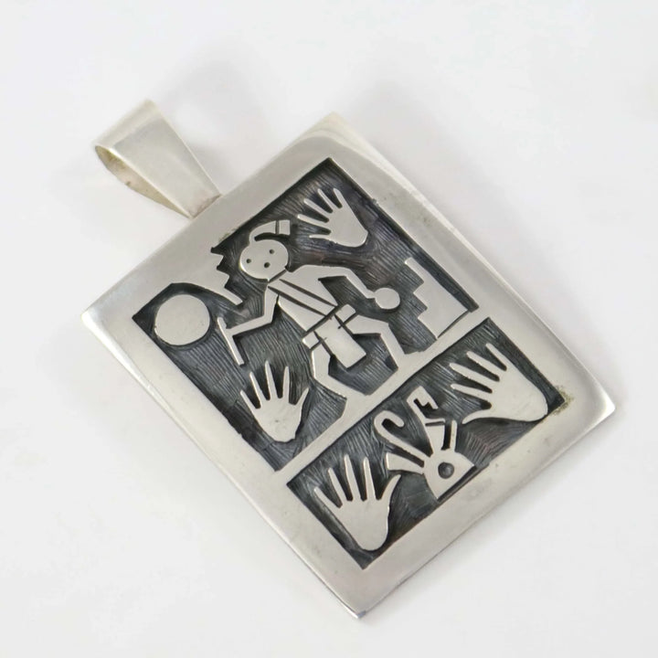 Hopi Overlay Pendant by Augustine Mowa II - Garland's