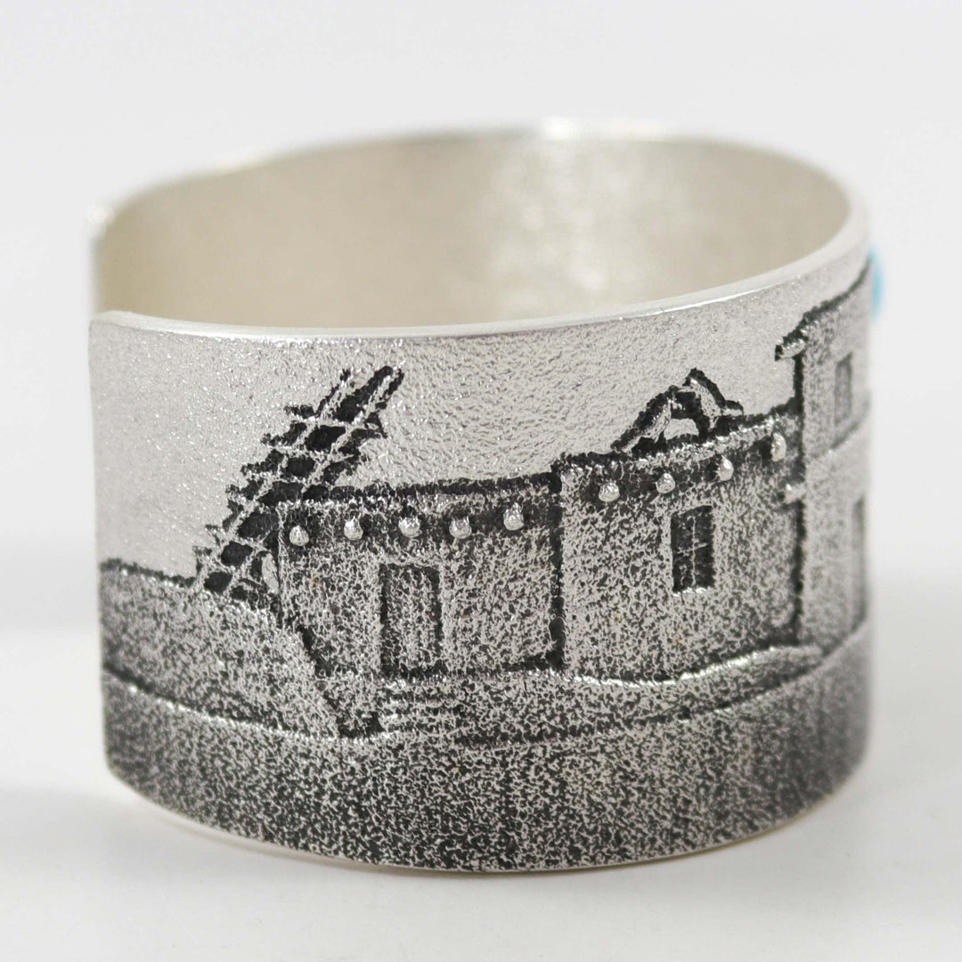 Hopi Pueblo Cuff by Darryl Dean Begay - Garland's