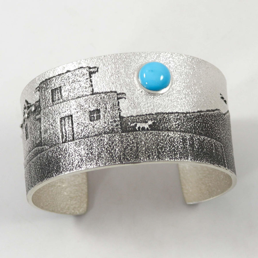 Hopi Pueblo Cuff by Darryl Dean Begay - Garland's