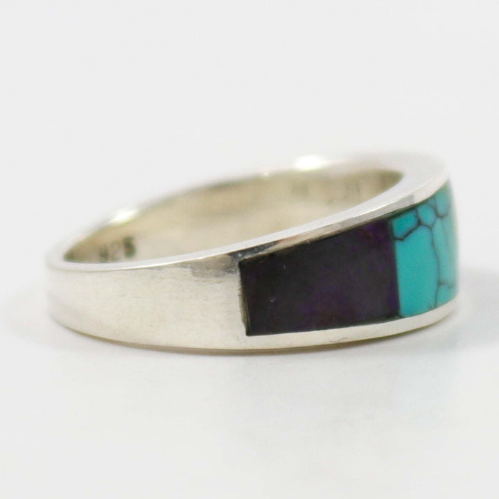 Hubei Turquoise and Sugilite Ring by Noah Pfeffer - Garland's