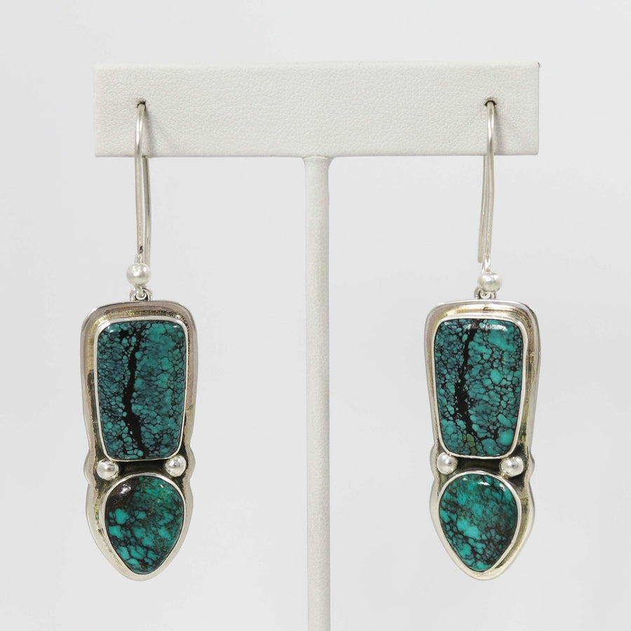 Hubei Turquoise Earrings by Noah Pfeffer - Garland's