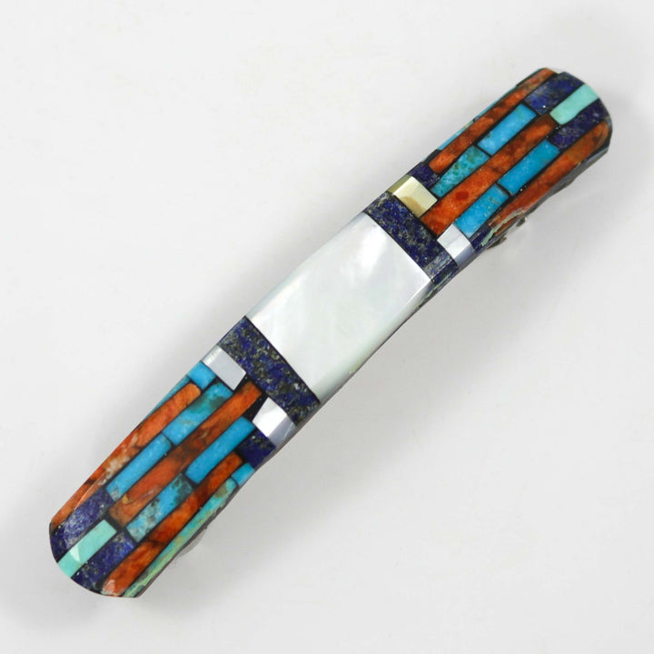 Inlay Barrette by Joe and Angie Reano - Garland's