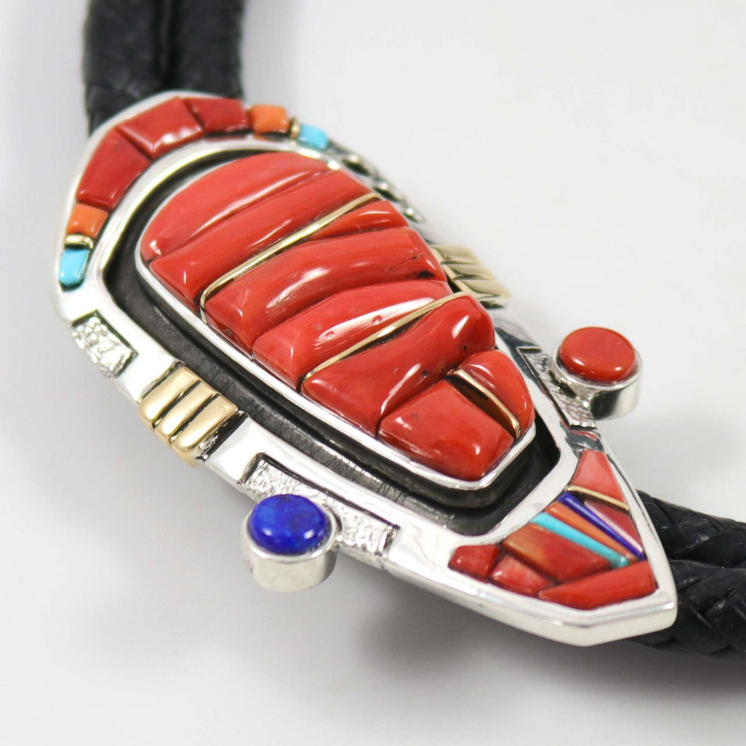 Inlay Bola Tie by Wes Willie - Garland's