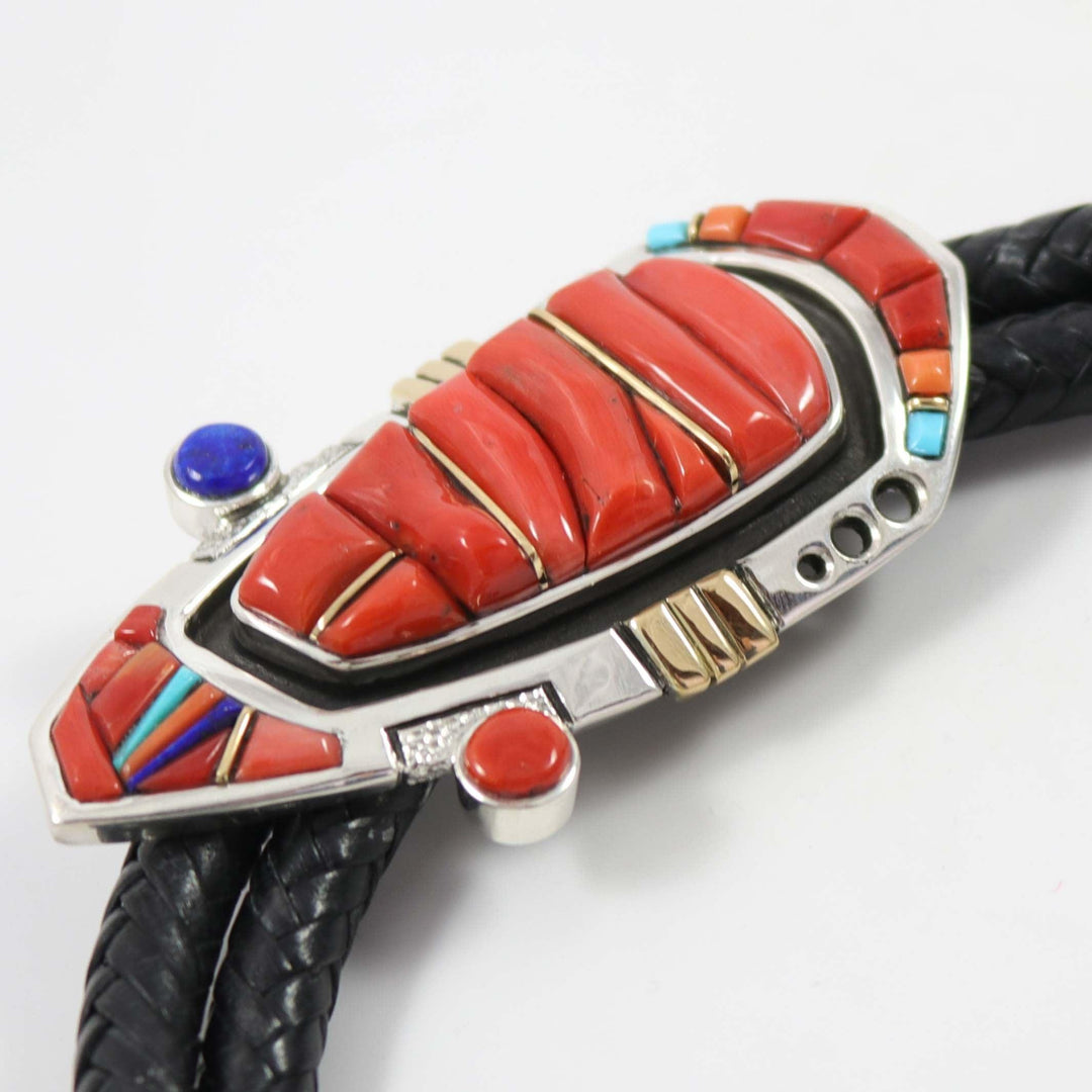 Inlay Bola Tie by Wes Willie - Garland's