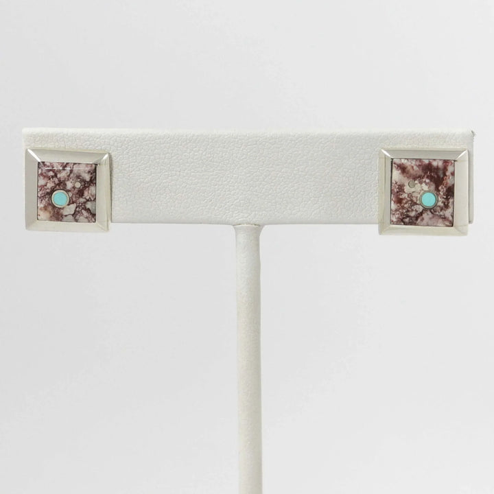 Inlay Earrings by Veronica Benally - Garland's