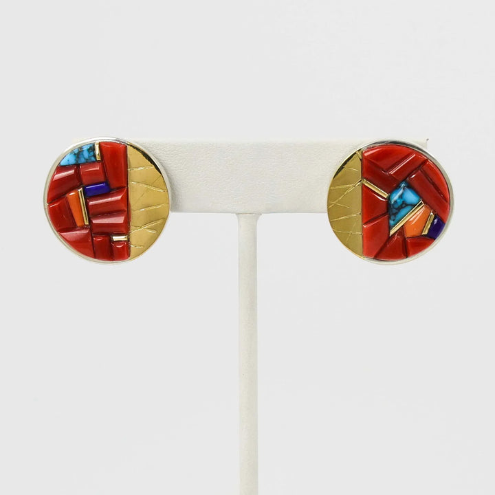 Inlay Earrings by Wes Willie - Garland's