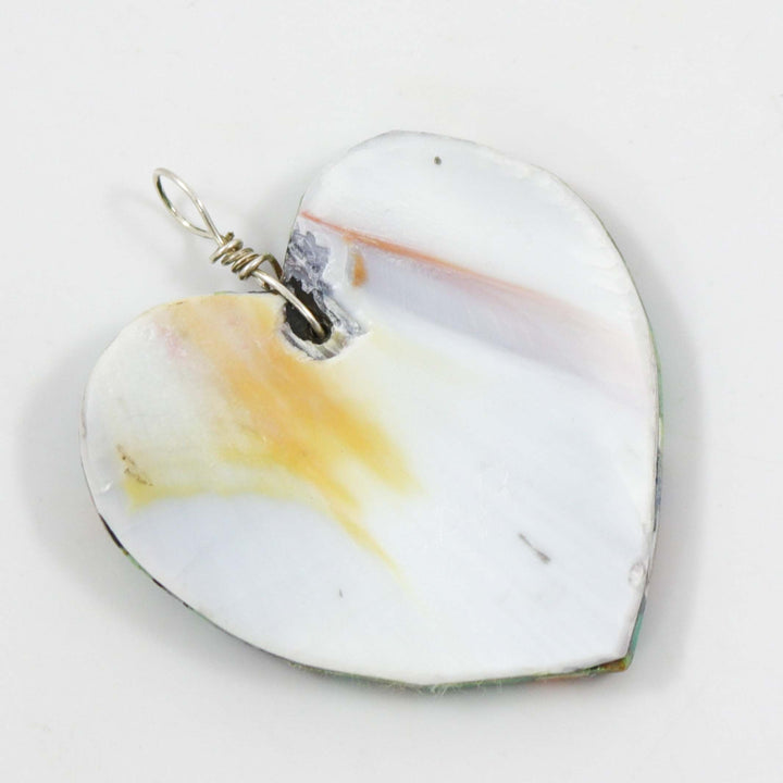 Inlay Heart Pendant by Joe and Angie Reano - Garland's