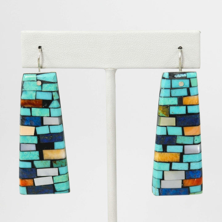 Inlay Shell Earrings by Charlene Reano - Garland's