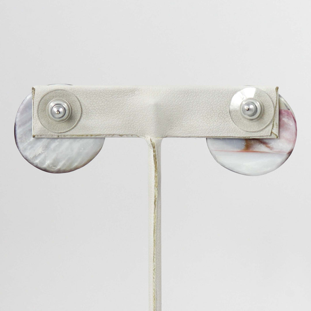 Inlay Shell Earrings by Janalee Reano Valencia - Garland's
