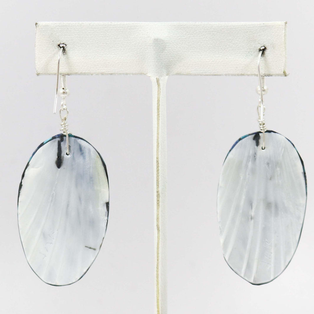 Inlay Shell Earrings by Joe and Angie Reano - Garland's