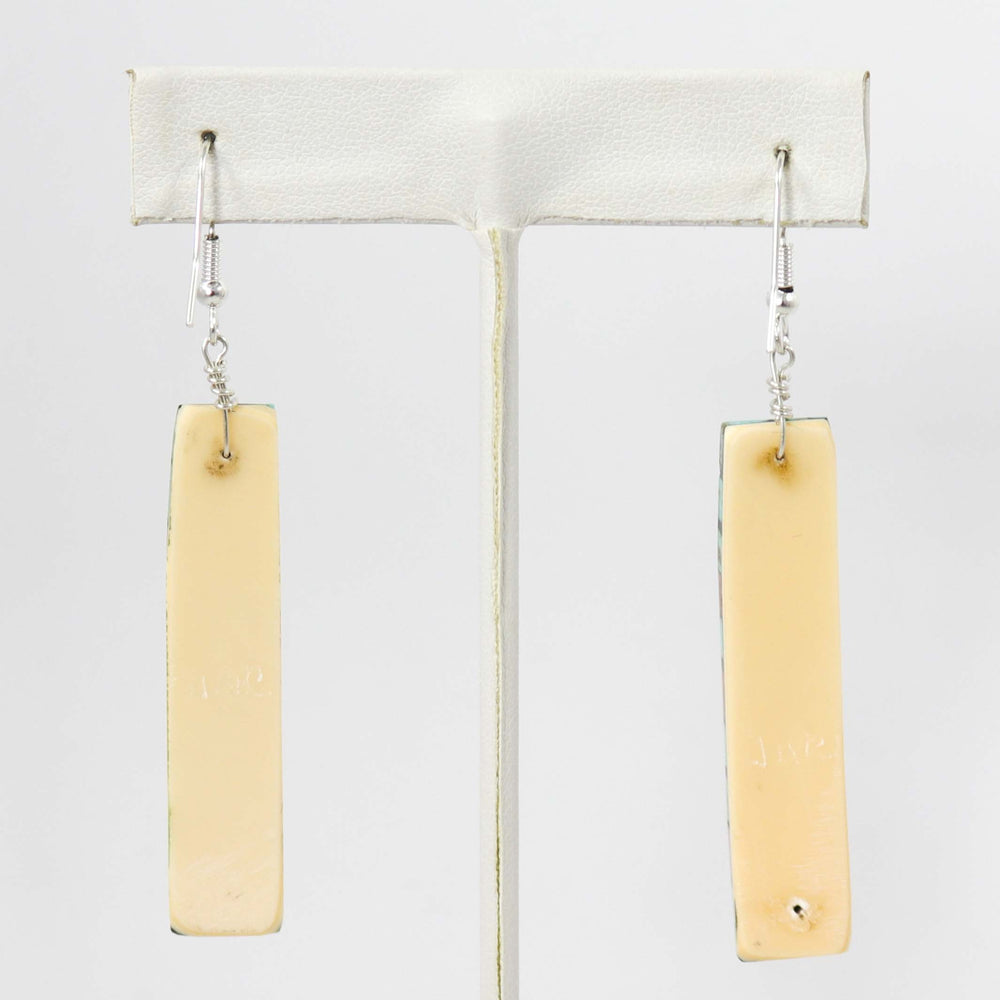 Inlay Shell Earrings by Joe and Angie Reano - Garland's