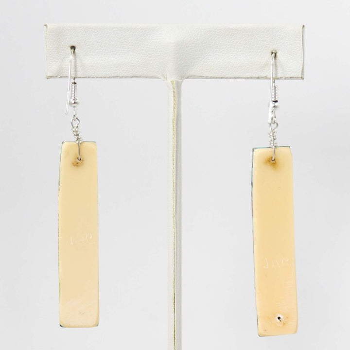 Inlay Shell Earrings by Joe and Angie Reano - Garland's