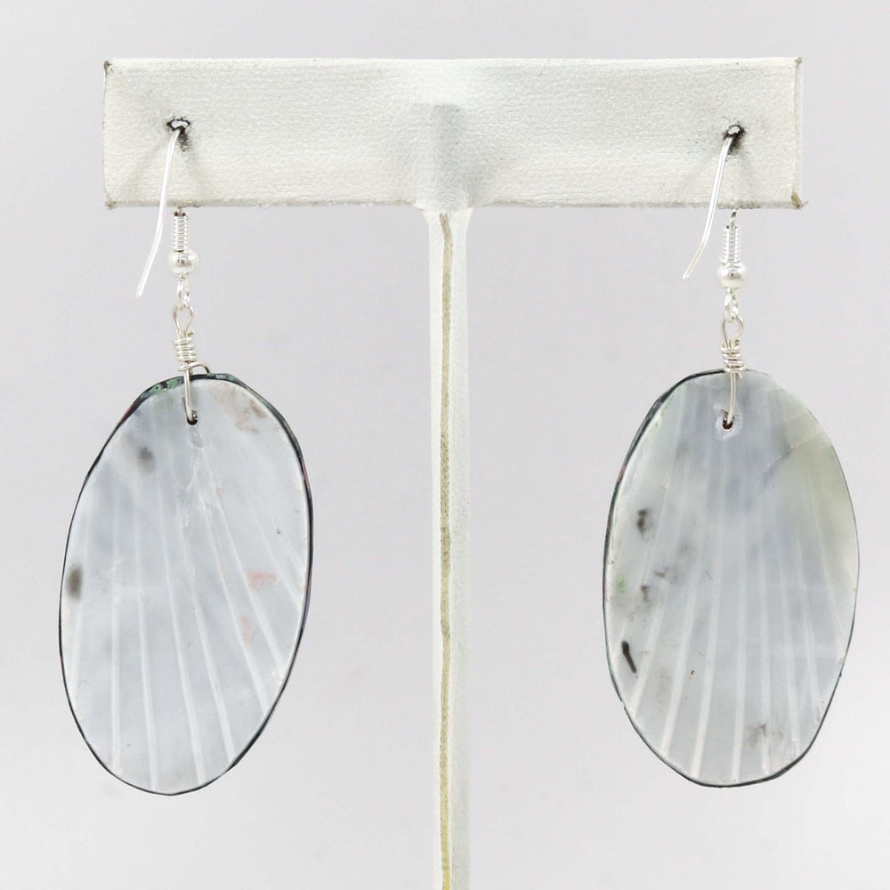 Inlay Shell Earrings by Joe and Angie Reano - Garland's