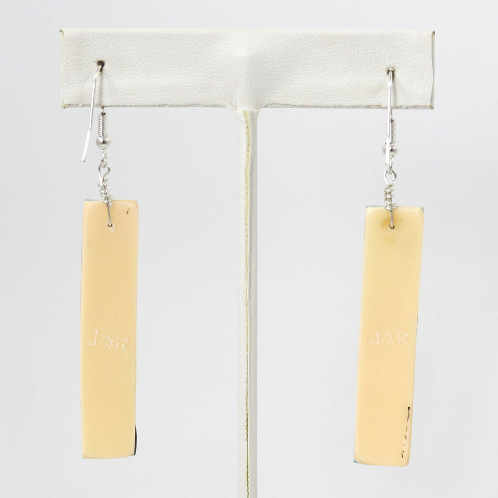 Inlay Shell Earrings by Joe and Angie Reano - Garland's