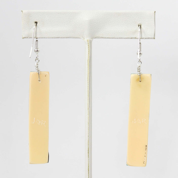 Inlay Shell Earrings by Joe and Angie Reano - Garland's