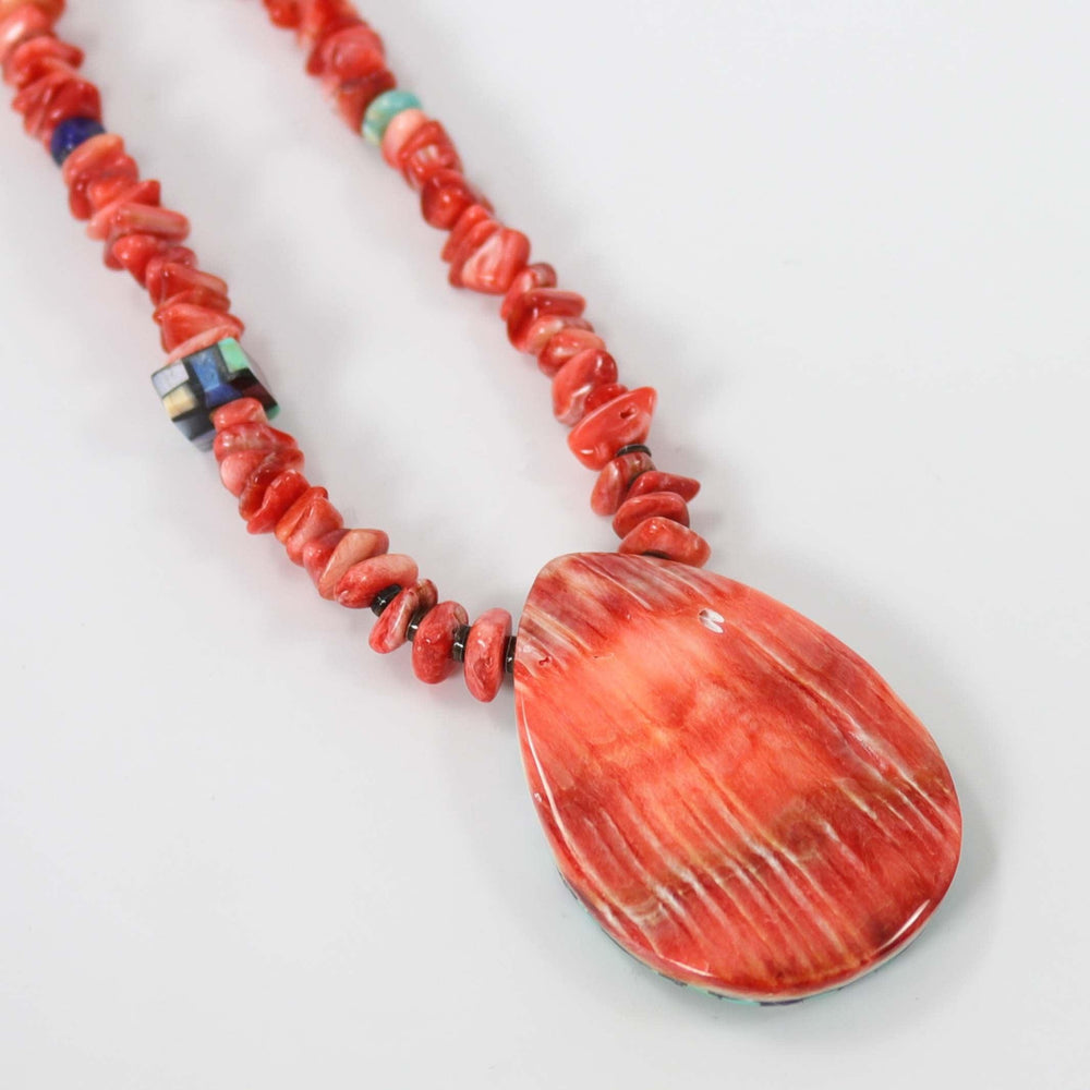 Inlay Shell Necklace by Charlene Reano - Garland's