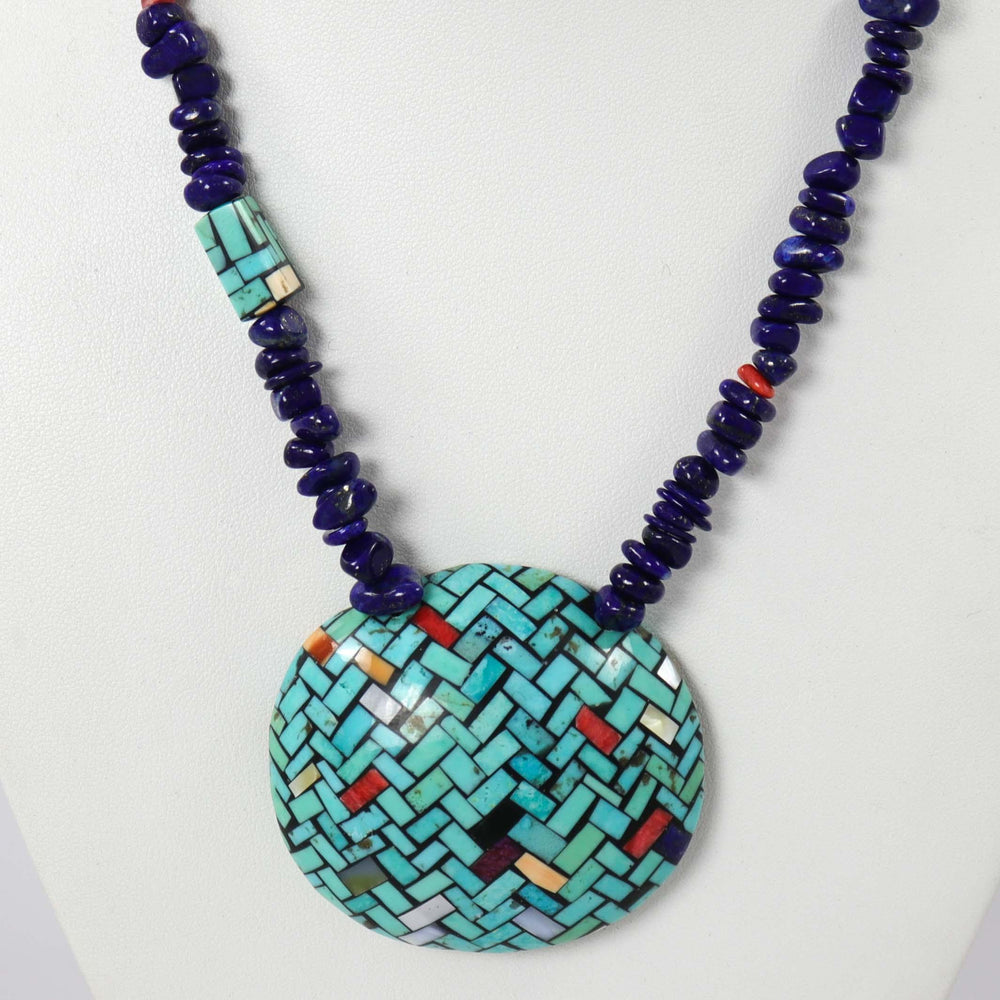 Inlay Shell Necklace by Charlene Reano - Garland's