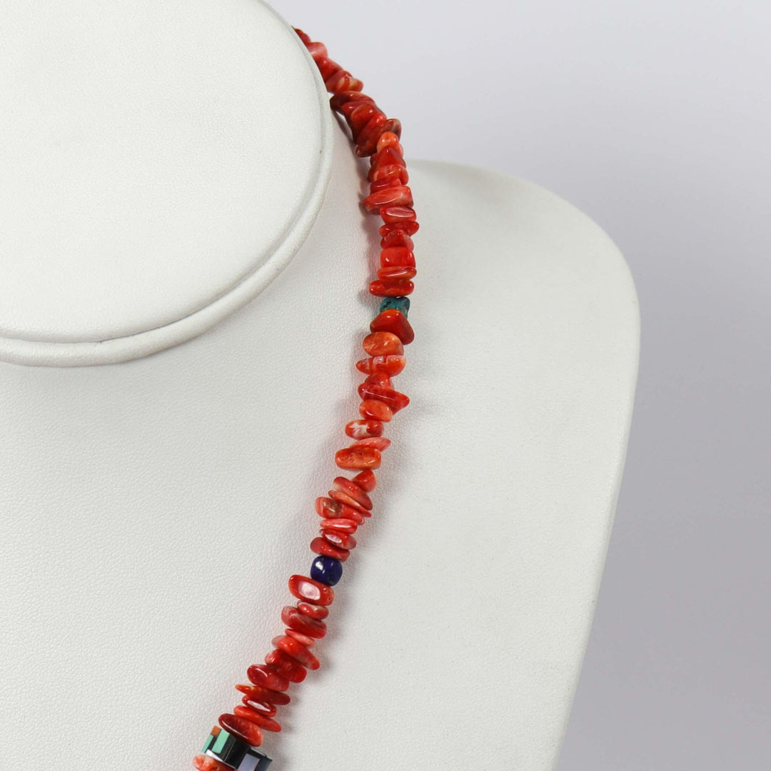 Inlay Shell Necklace by Charlene Reano - Garland's