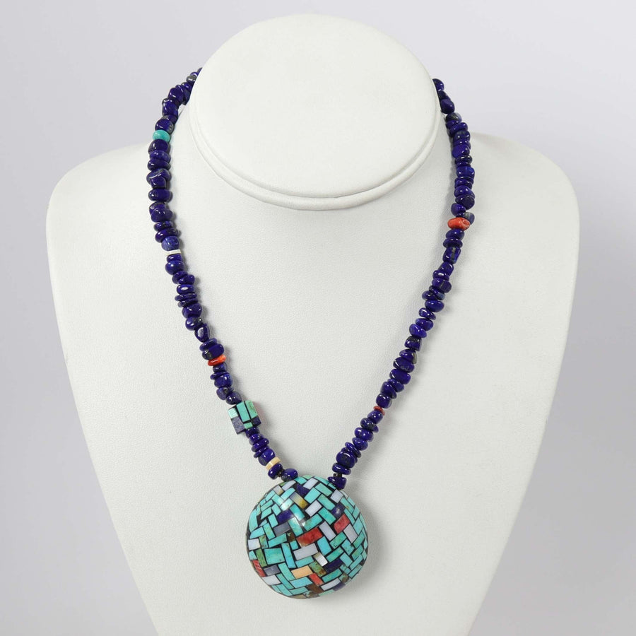 Inlay Shell Necklace by Charlene Reano - Garland's