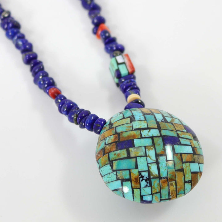 Inlay Shell Necklace by Charlene Reano - Garland's