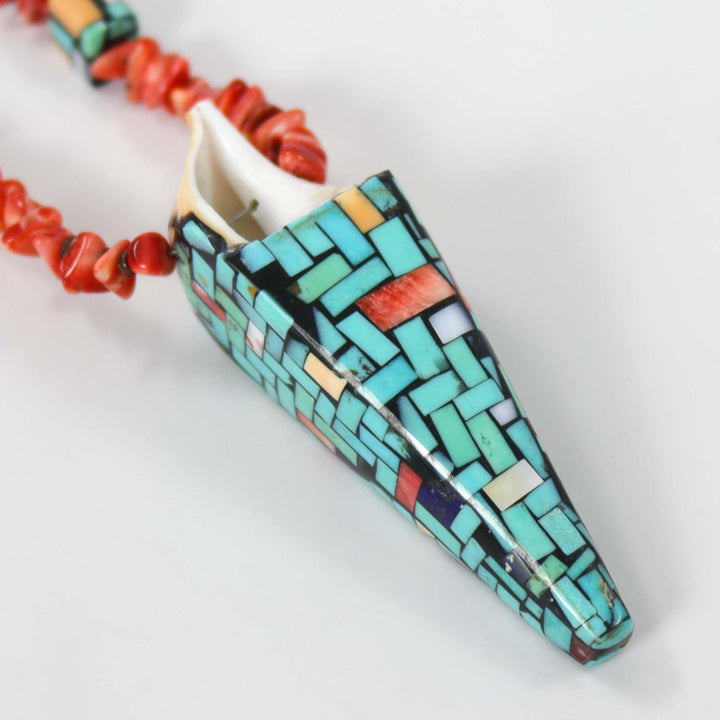 Inlay Shell Necklace by Charlene Reano - Garland's