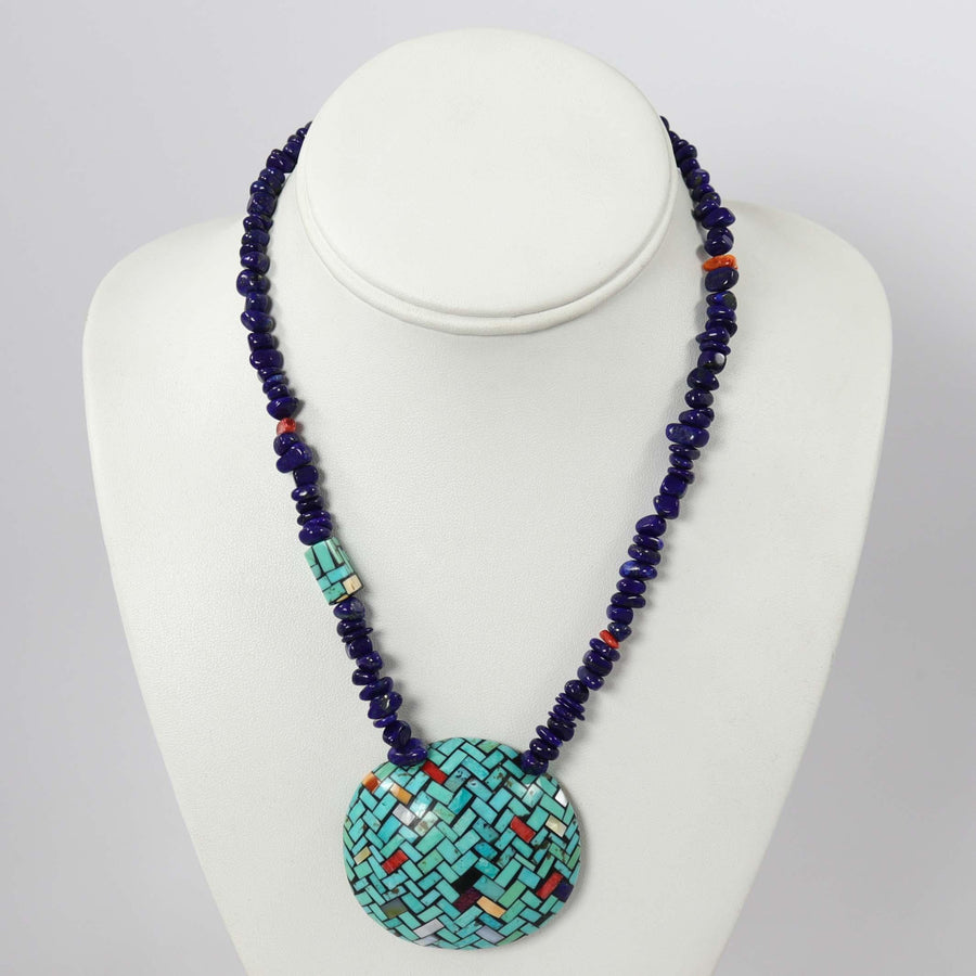 Inlay Shell Necklace by Charlene Reano - Garland's