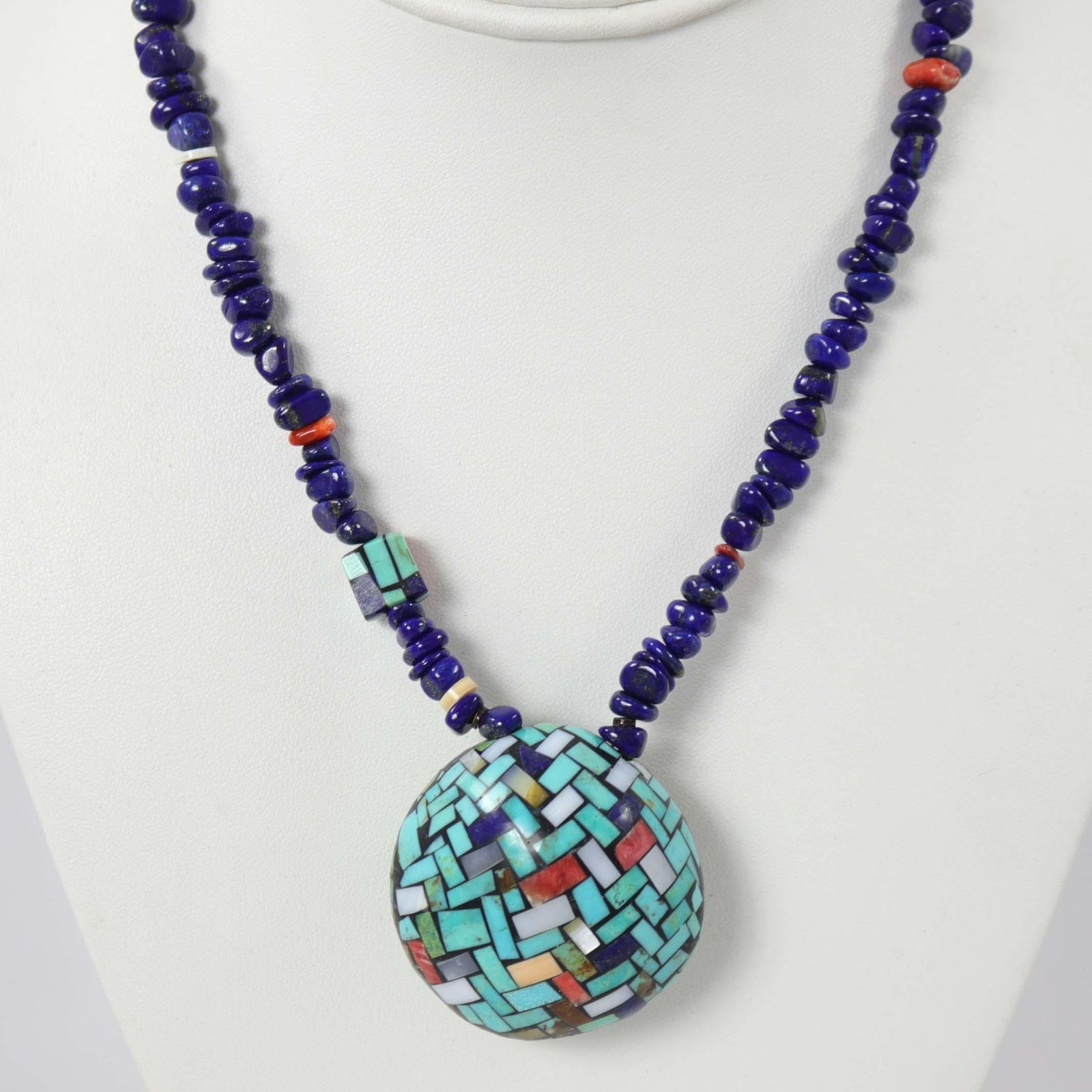 Inlay Shell Necklace by Charlene Reano - Garland's