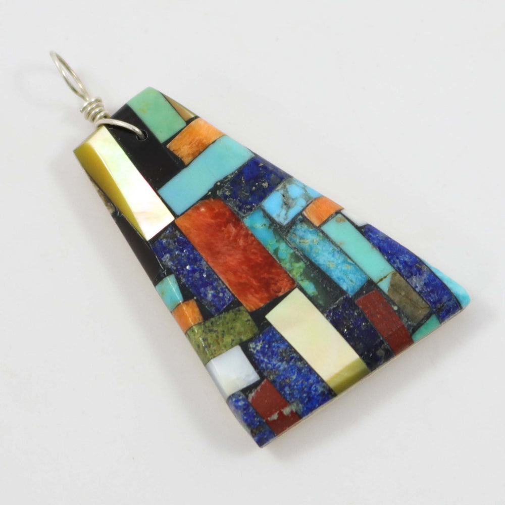 Inlay Shell Pendant by Joe and Angie Reano - Garland's