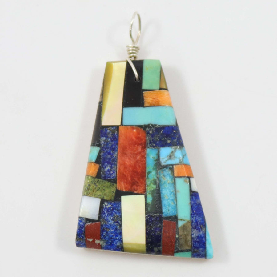 Inlay Shell Pendant by Joe and Angie Reano - Garland's