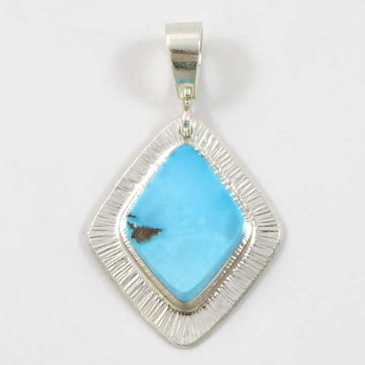 Ithaca Peak Turquoise Pendant by Duane Maktima - Garland's