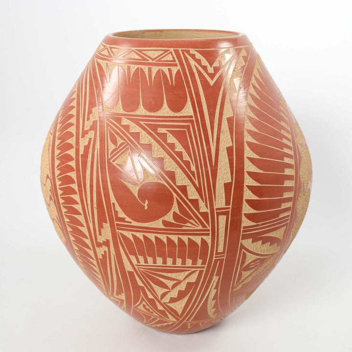 Jemez Sgraffito Pot by Carol Vigil - Garland's