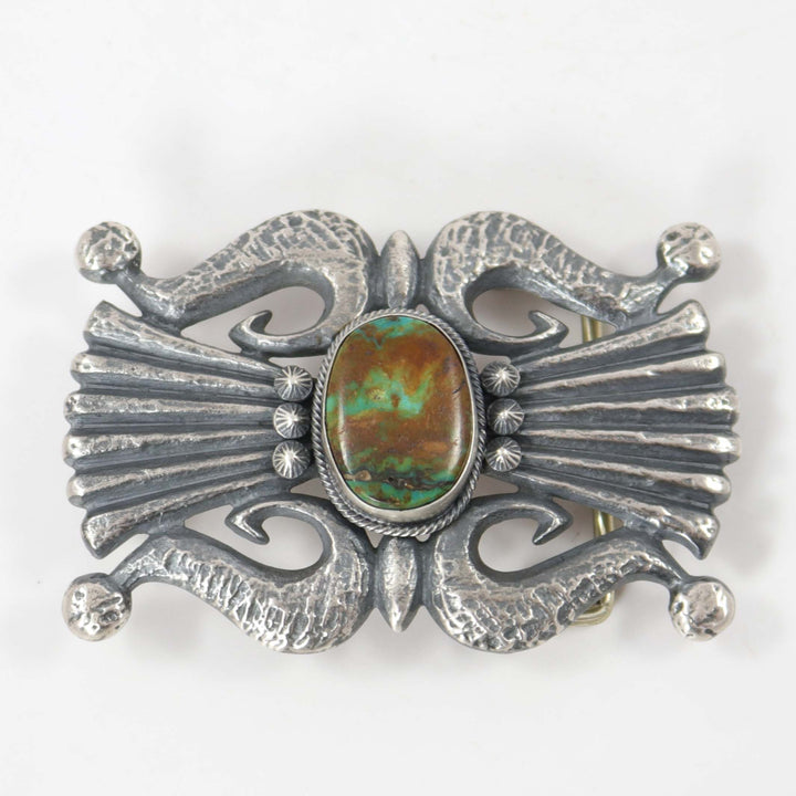 Kingman Turquoise Buckle by Robert Chee - Garland's