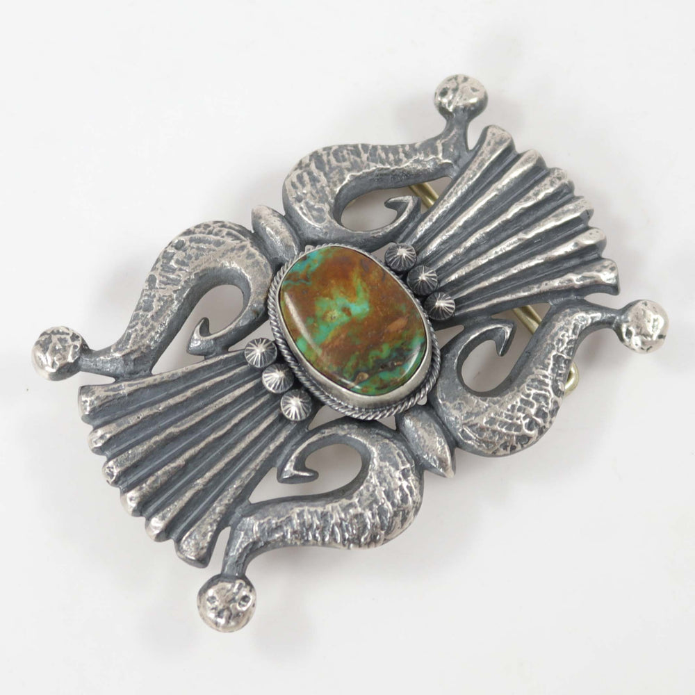 Kingman Turquoise Buckle by Robert Chee - Garland's