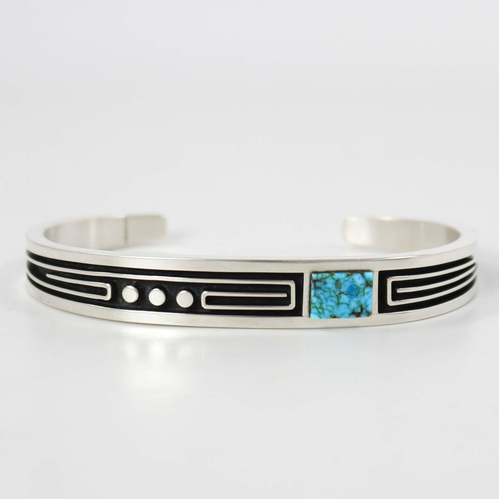 Kingman Turquoise Cuff by Albert Nells - Garland's