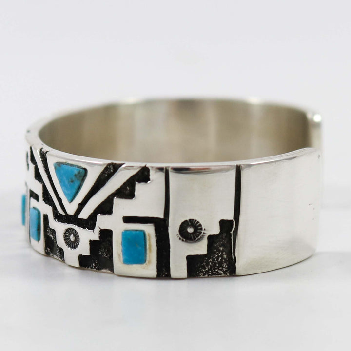 Kingman Turquoise Cuff by Beverly Begay - Garland's