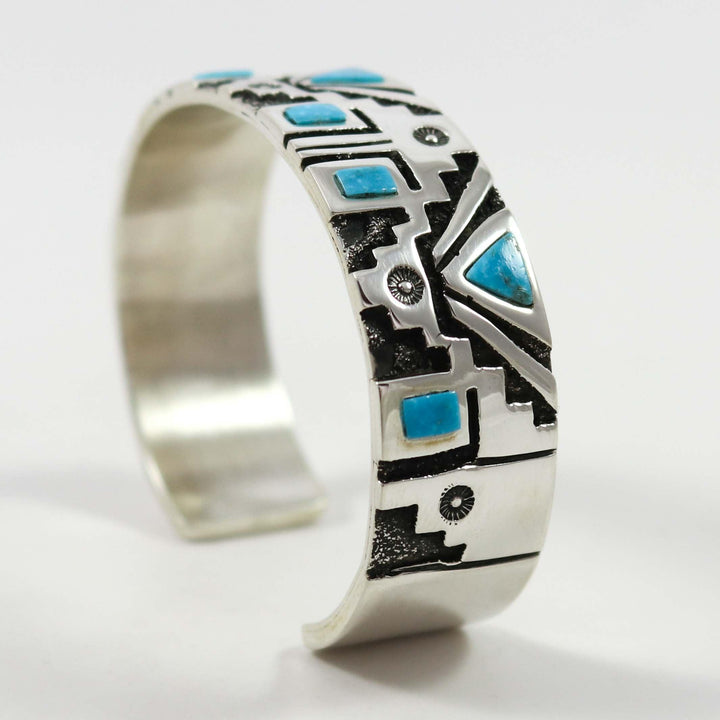 Kingman Turquoise Cuff by Beverly Begay - Garland's