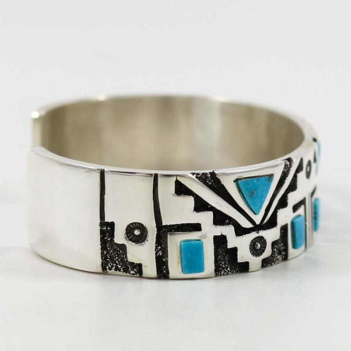 Kingman Turquoise Cuff by Beverly Begay - Garland's