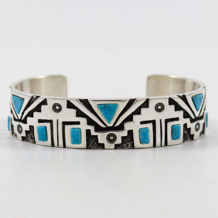 Kingman Turquoise Cuff by Beverly Begay - Garland's