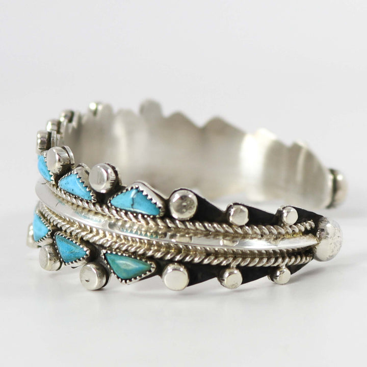 Kingman Turquoise Cuff by Billy Betoney - Garland's