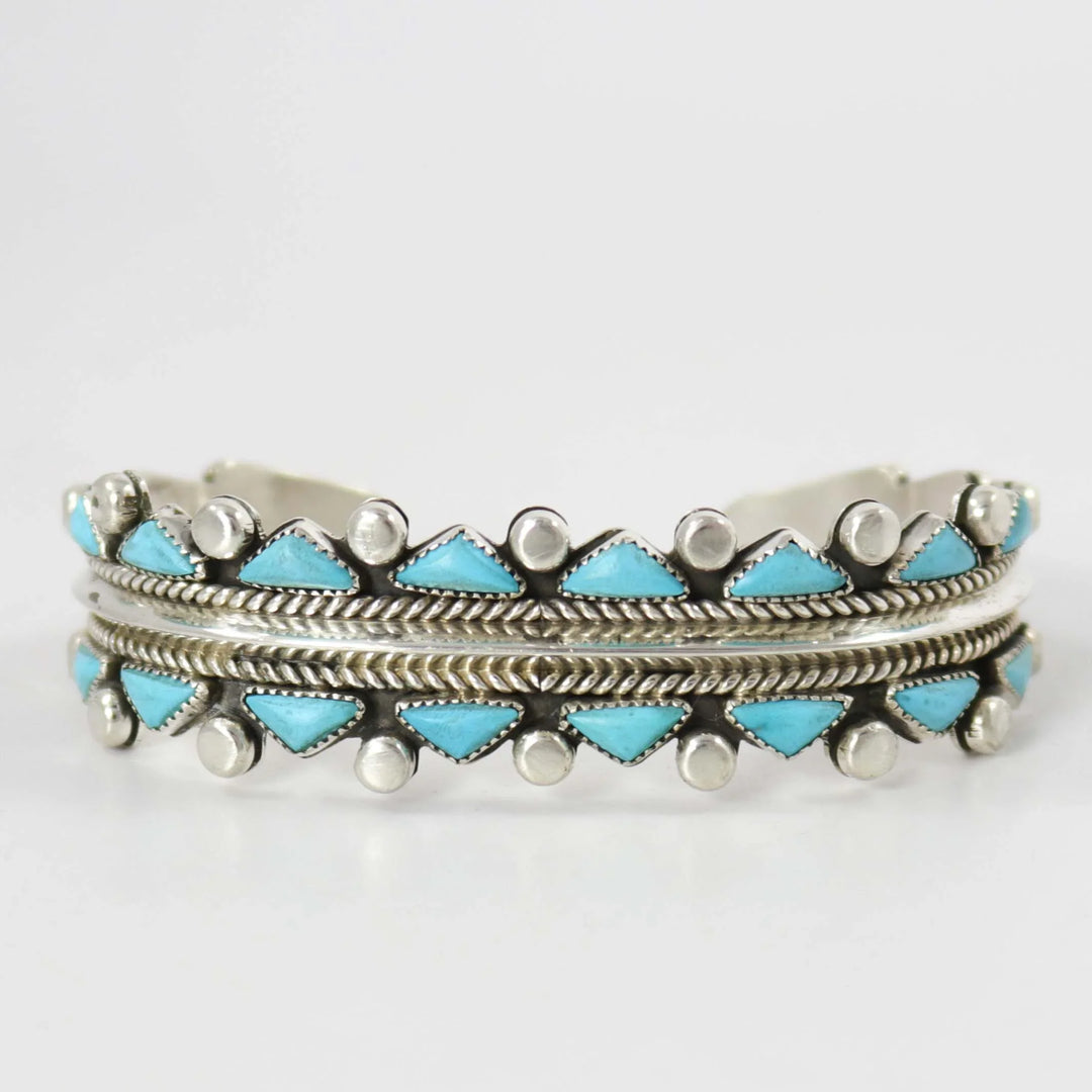 Kingman Turquoise Cuff by Billy Betoney - Garland's
