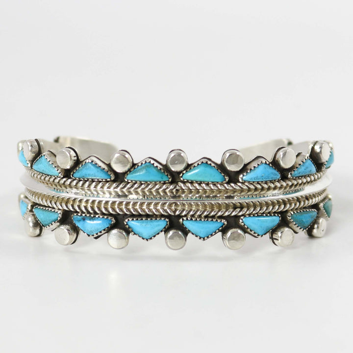 Kingman Turquoise Cuff by Billy Betoney - Garland's