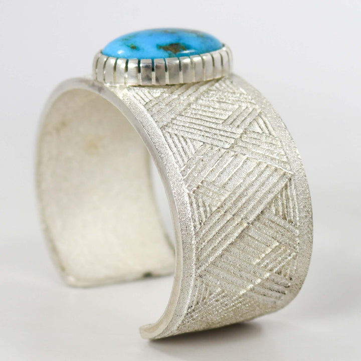 Kingman Turquoise Cuff by Carlos Dougi - Garland's