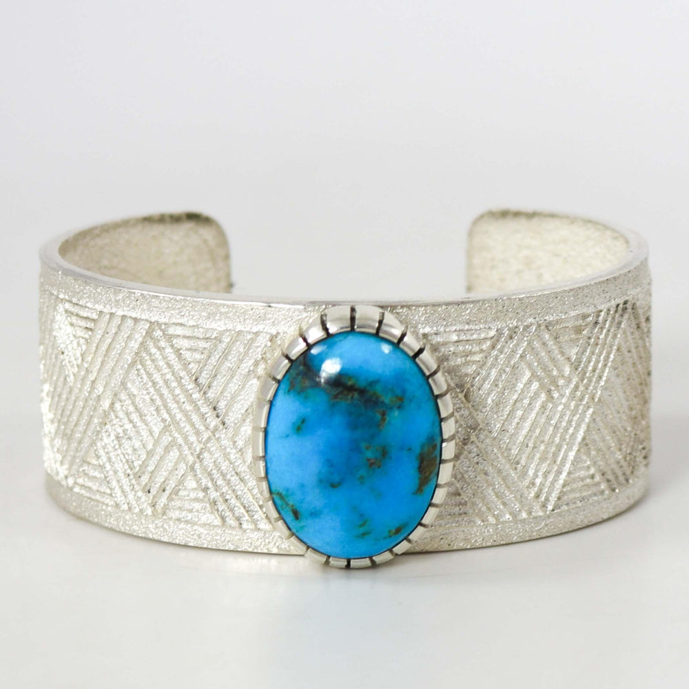Kingman Turquoise Cuff by Carlos Dougi - Garland's