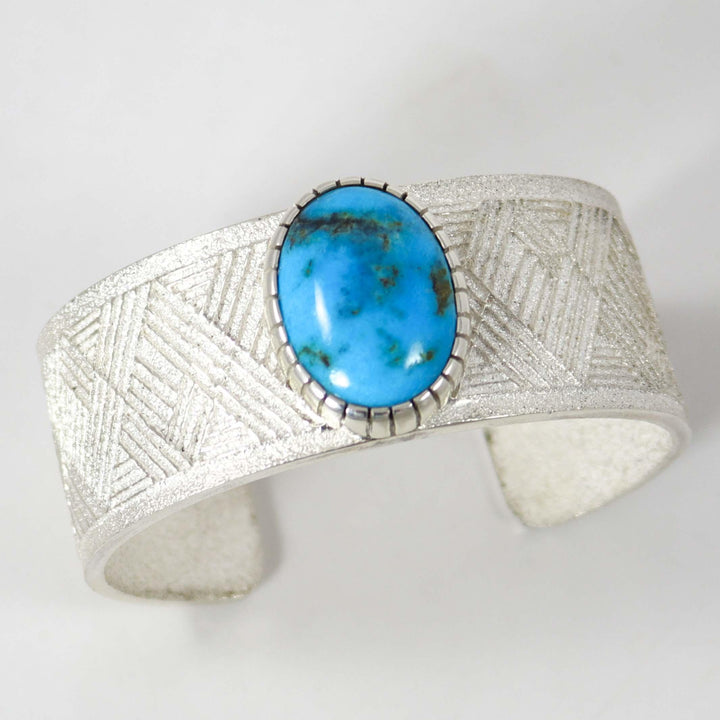 Kingman Turquoise Cuff by Carlos Dougi - Garland's