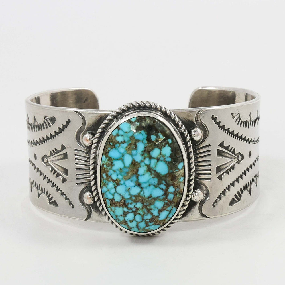 Kingman Turquoise Cuff by Clarissa and Vernon Hale - Garland's